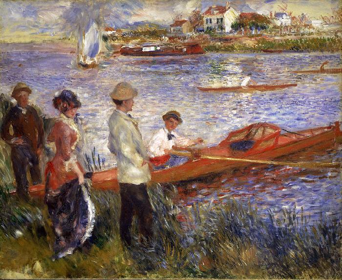 Pierre-Auguste Renoir Rowers at Chatou Germany oil painting art